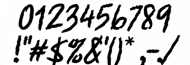 Clawster Font OTHER CHARS