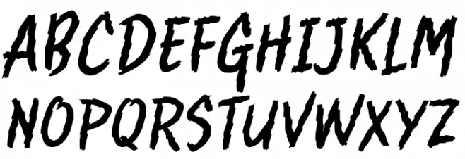 Clawster Шрифта ВЕРХНИЙ