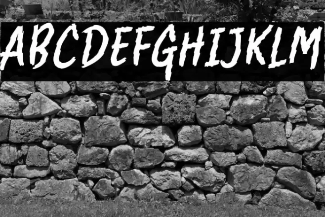 Clawster Font examples