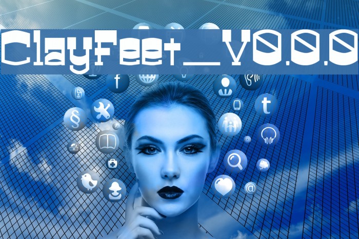 ClayFeet_V0.0.0 Font examples