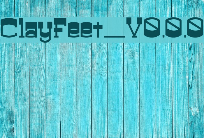 ClayFeet_V0.0.0 Font examples