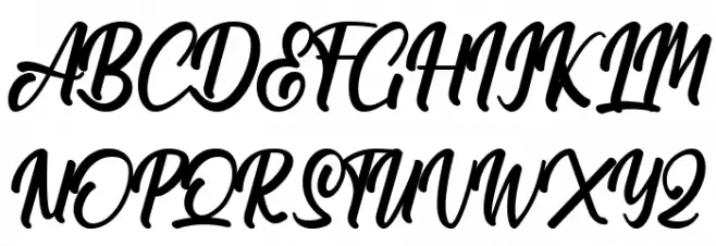 Claymale Personal Use Only Font UPPERCASE