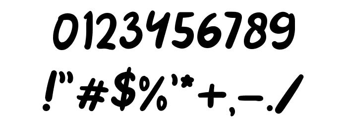ClaytoniaDEMO Font OTHER CHARS