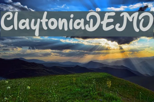 ClaytoniaDEMO Example 1