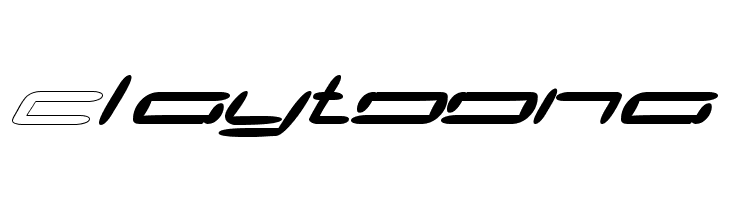 Claytoona  Frei Schriftart Herunterladen