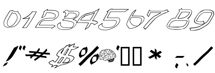 Claytoona Font OTHER CHARS