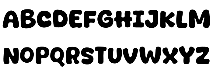 Clean Cafe Font LOWERCASE