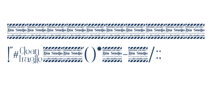 Clean Fragile Personal Use Other Characters