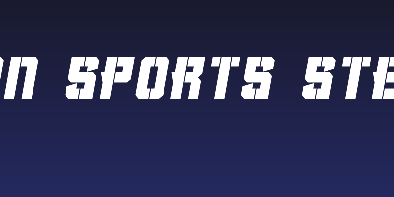 Clean Sports Stencil Social Header