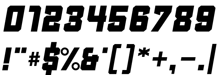 Clean Sports Font