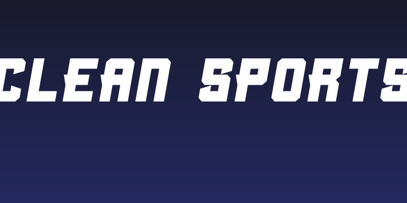 Clean Sports Social Header
