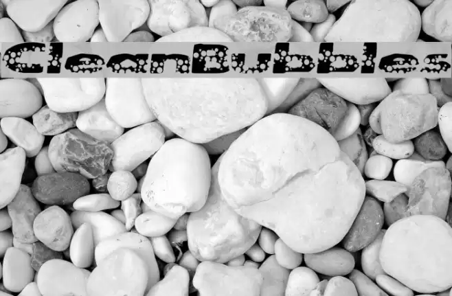 CleanBubbles Font examples