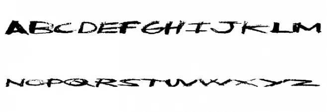 CleanDirty Font LOWERCASE