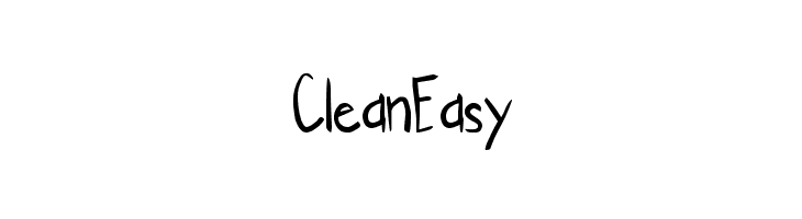 CleanEasy  Free Fonts Download