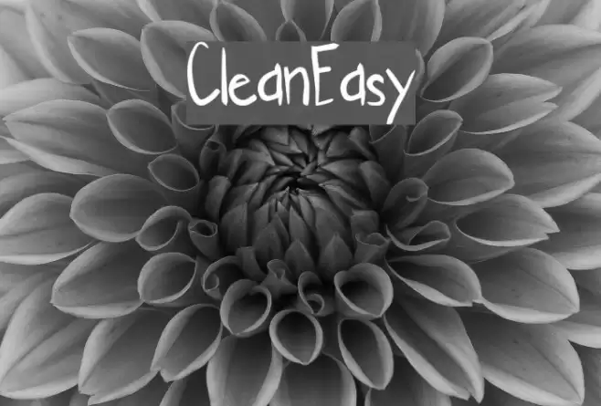 CleanEasy Font examples