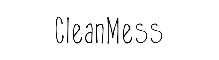 CleanMess फ़ॉन्ट