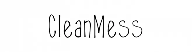 CleanMess Font