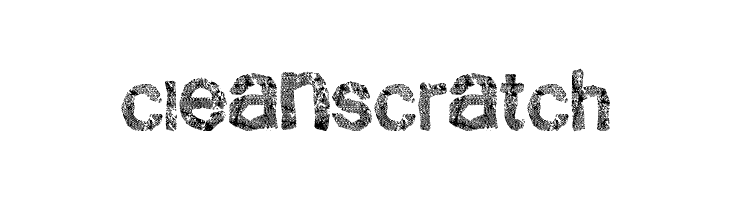 CleanScratch Font