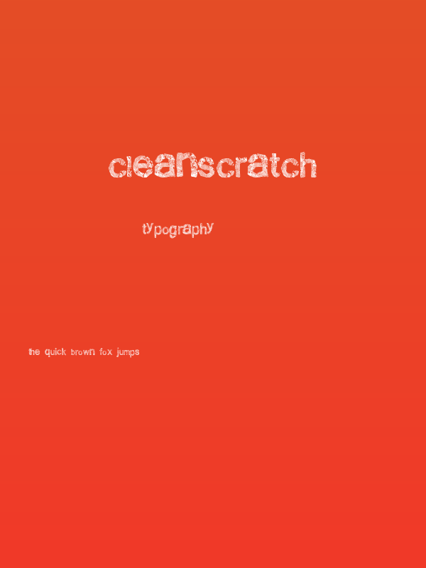 CleanScratch Poster