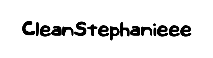 CleanStephanieee  font caratteri gratis