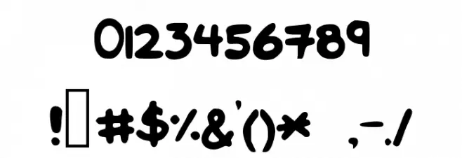 CleanStephanieee Font OTHER CHARS