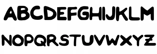 CleanStephanieee Schriftart Groß