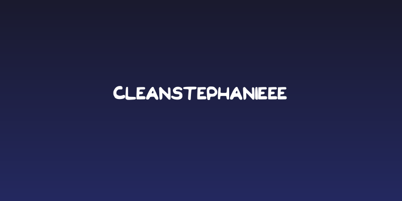 CleanStephanieee Social Header