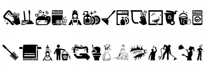 Cleaner Шрифта ВЕРХНИЙ