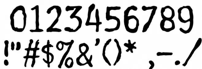 Cleanhouse Font OTHER CHARS