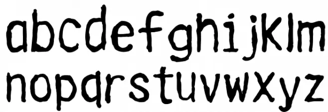 Cleanhouse Schriftart Kleinbuchstaben