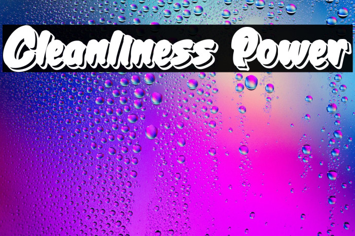 Cleanliness Power Example 3