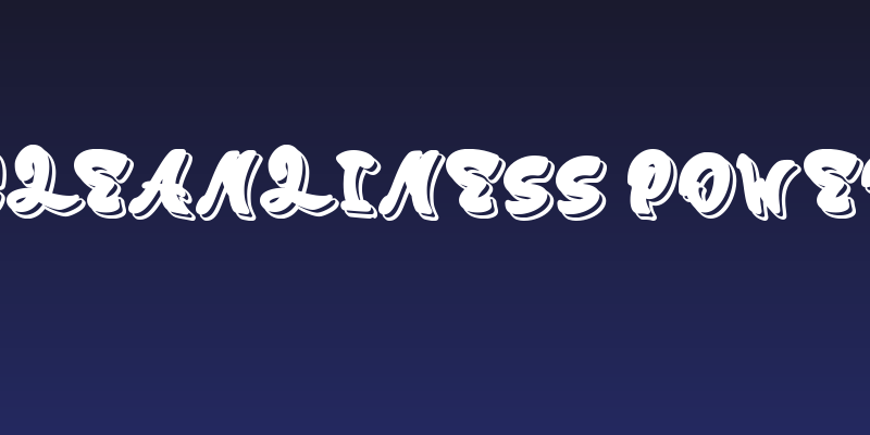 Cleanliness Power Social Header