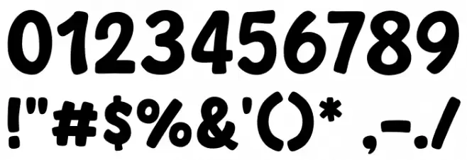 Cleanow Font OTHER CHARS