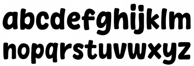 Cleanow Font LOWERCASE