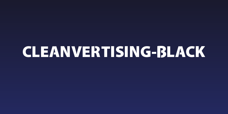 Cleanvertising-Black Social Header