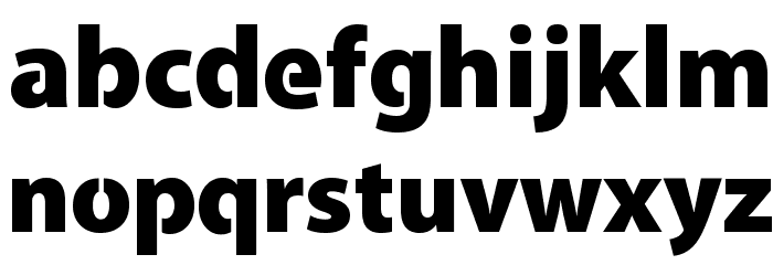 Cleanvertising-Black Font LOWERCASE
