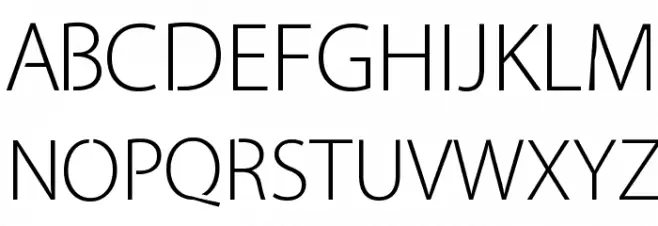 Cleanvertising-Light 字体 大写