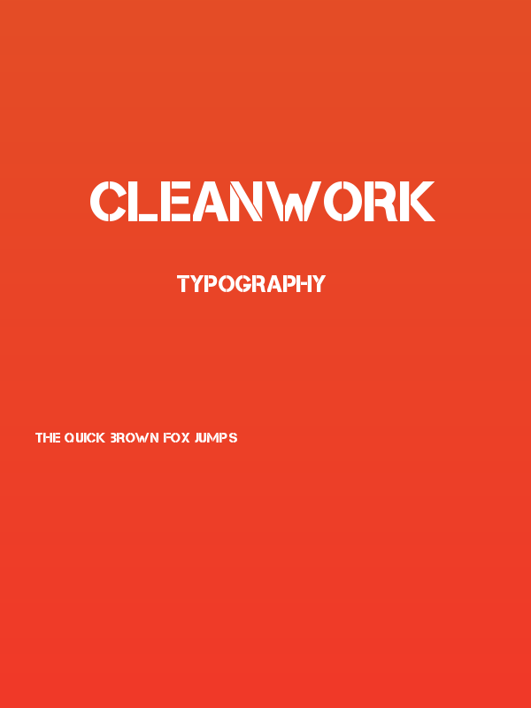 Cleanwork Poster