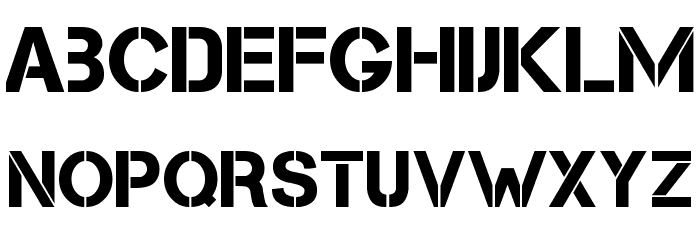 Cleanwork Font LOWERCASE