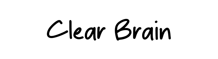 Clear Brain  Frei Schriftart Herunterladen