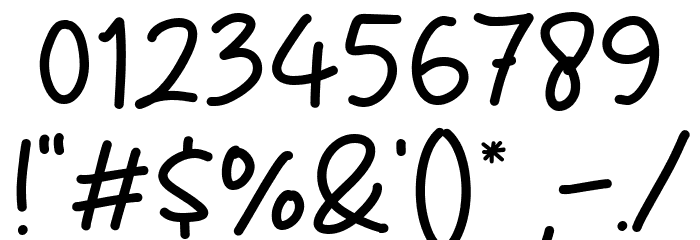 Clear Brain Font OTHER CHARS