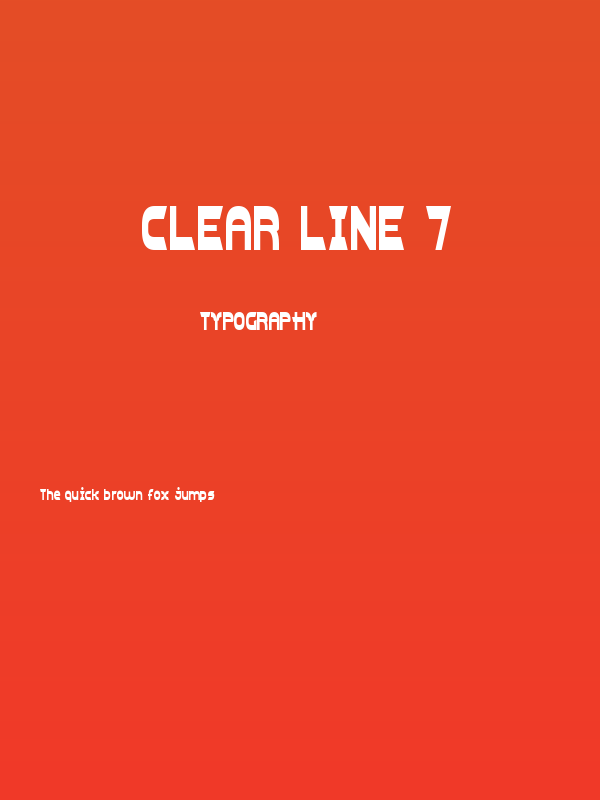 Clear Line 7 Poster