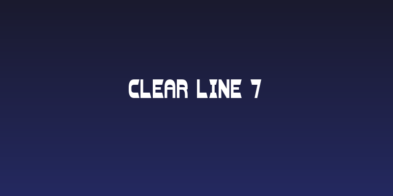 Clear Line 7 Social Header