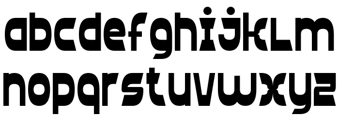 Clear Line 7 Font LOWERCASE