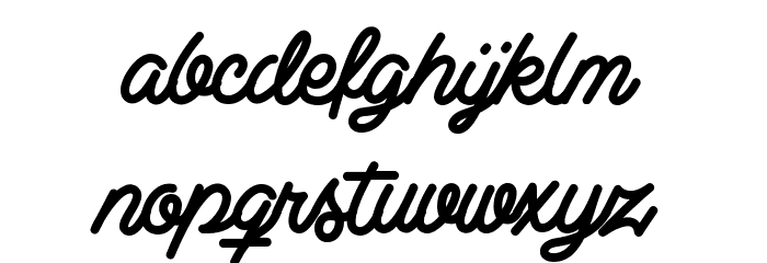 Clear Line - PERSONAL USE ONLY Font LOWERCASE