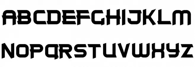Clear Metal 7 フォント 大文字