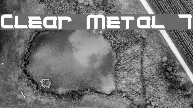 Clear Metal 7 Font examples