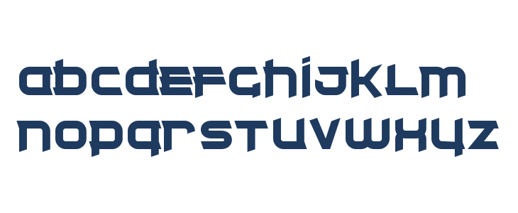 Clear Metal 7 Lowercase