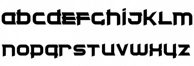 Clear Metal 7 Schriftart Kleinbuchstaben