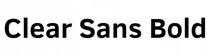 Clear Sans Bold  Descarca Fonturi Gratis